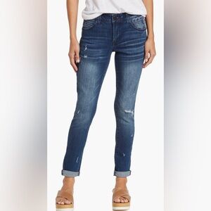 Democracy Ab Technology Slim Fit Ankle Cropped Jeans. Size 10.